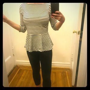 C. Wonder Boat Neck 3/4 Length Top